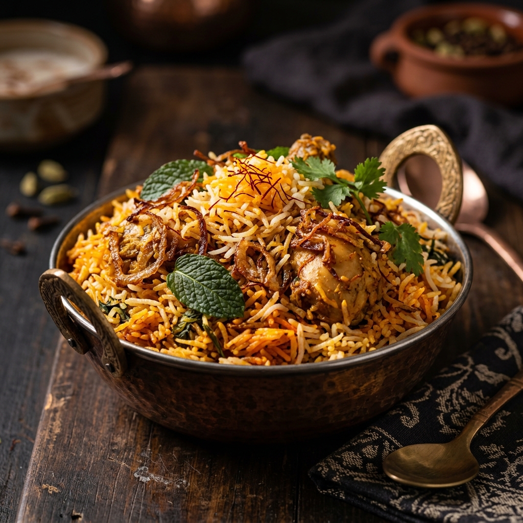 Hyderabadi Dum Biryani